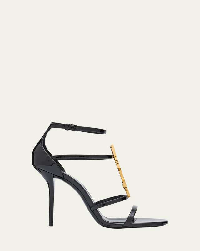 Cassandra YSL Medallion Stiletto Sandals